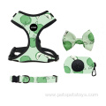 set stylish personalized design dog vest collar strap
